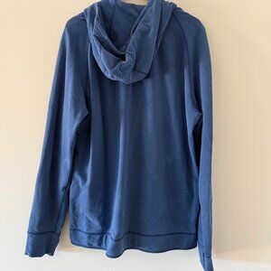 Lululemon Blue Ascent Hoodie Size Large Men’s Full Zip Lightweight OBO